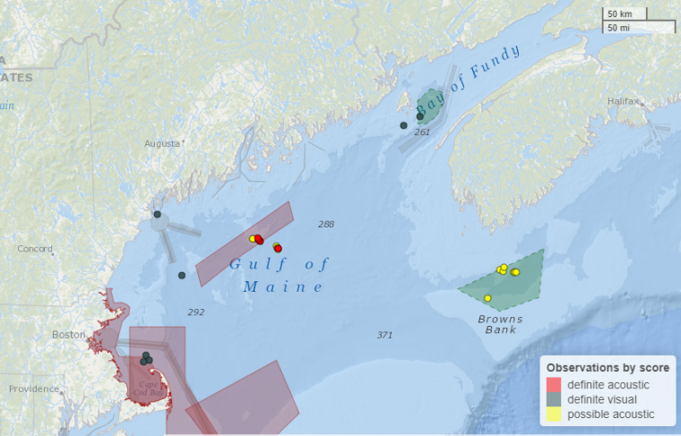 map of the Gulf of Maine