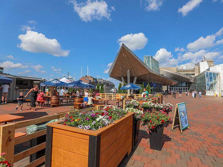 Dockside Beer Garden on Central Wharf