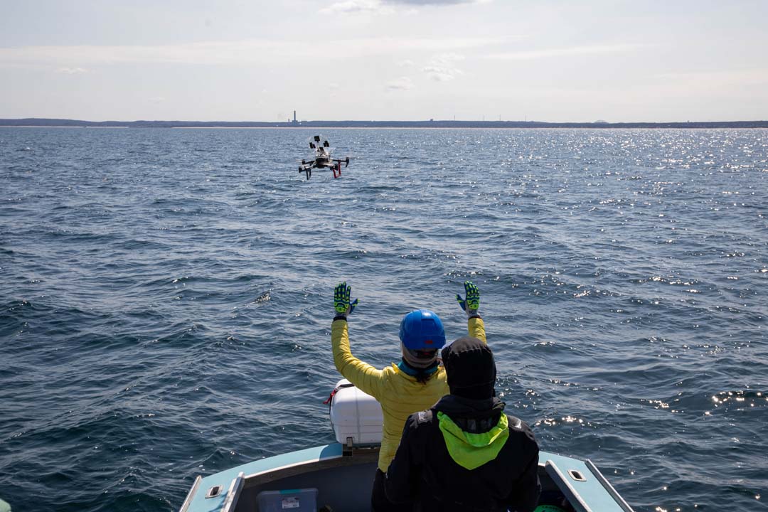 Launching a drone