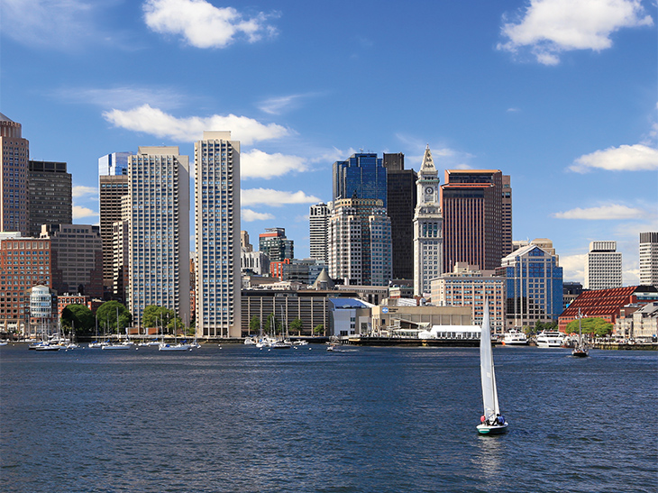 Boston's downtown waterfront