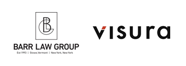 Logos for Barr Law Group and Visura