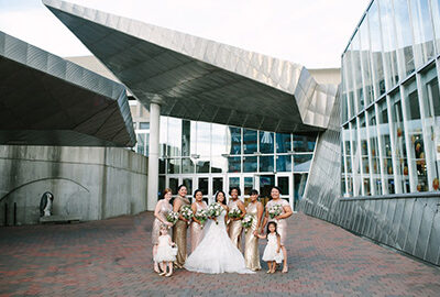 A wedding at the New England Aquarium photographed by Studio Nouveau