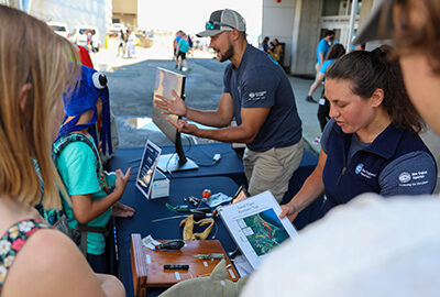 Researchers at our Anderson Cabot Center answer questions about what it's like to be a shark scientist.