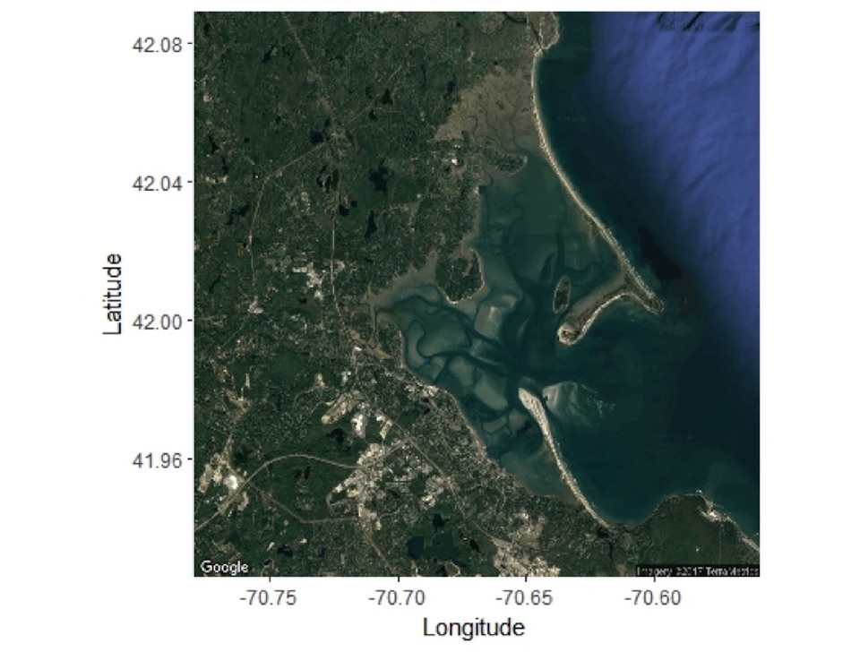 Satellite map