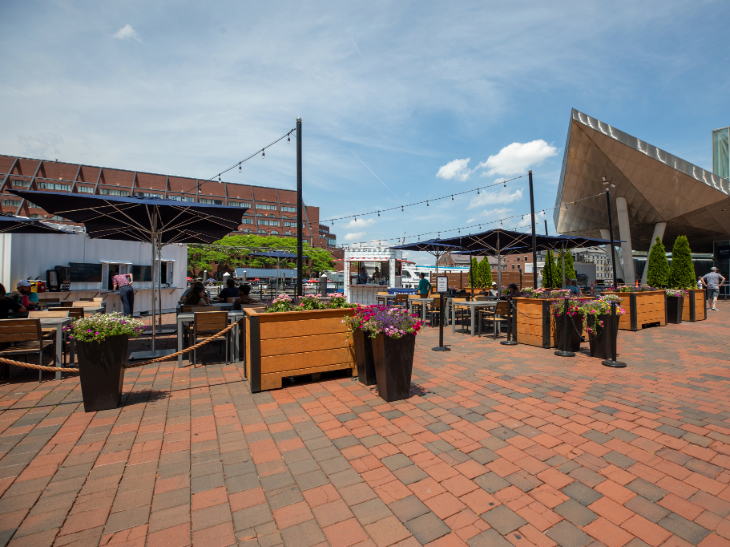 Dockside Beer Garden on Central Wharf