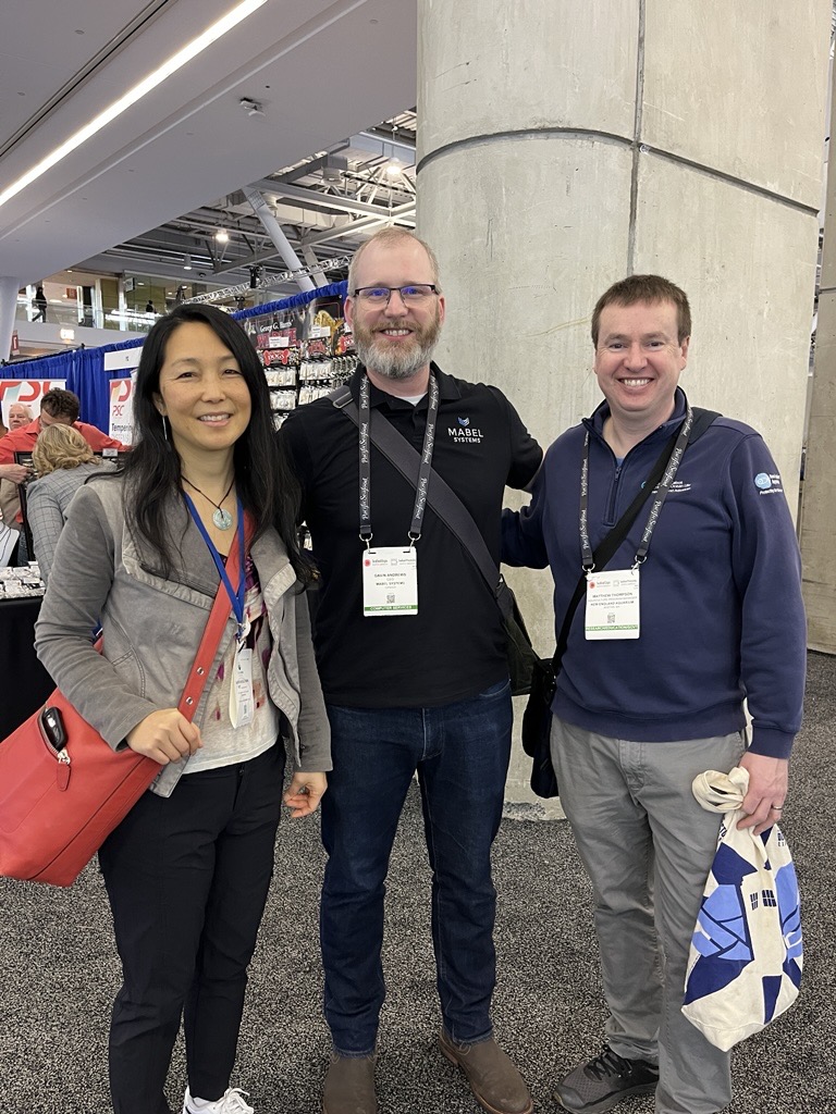 The BalanceBlue Lab team with Mabel Systems at a previous SENA conference